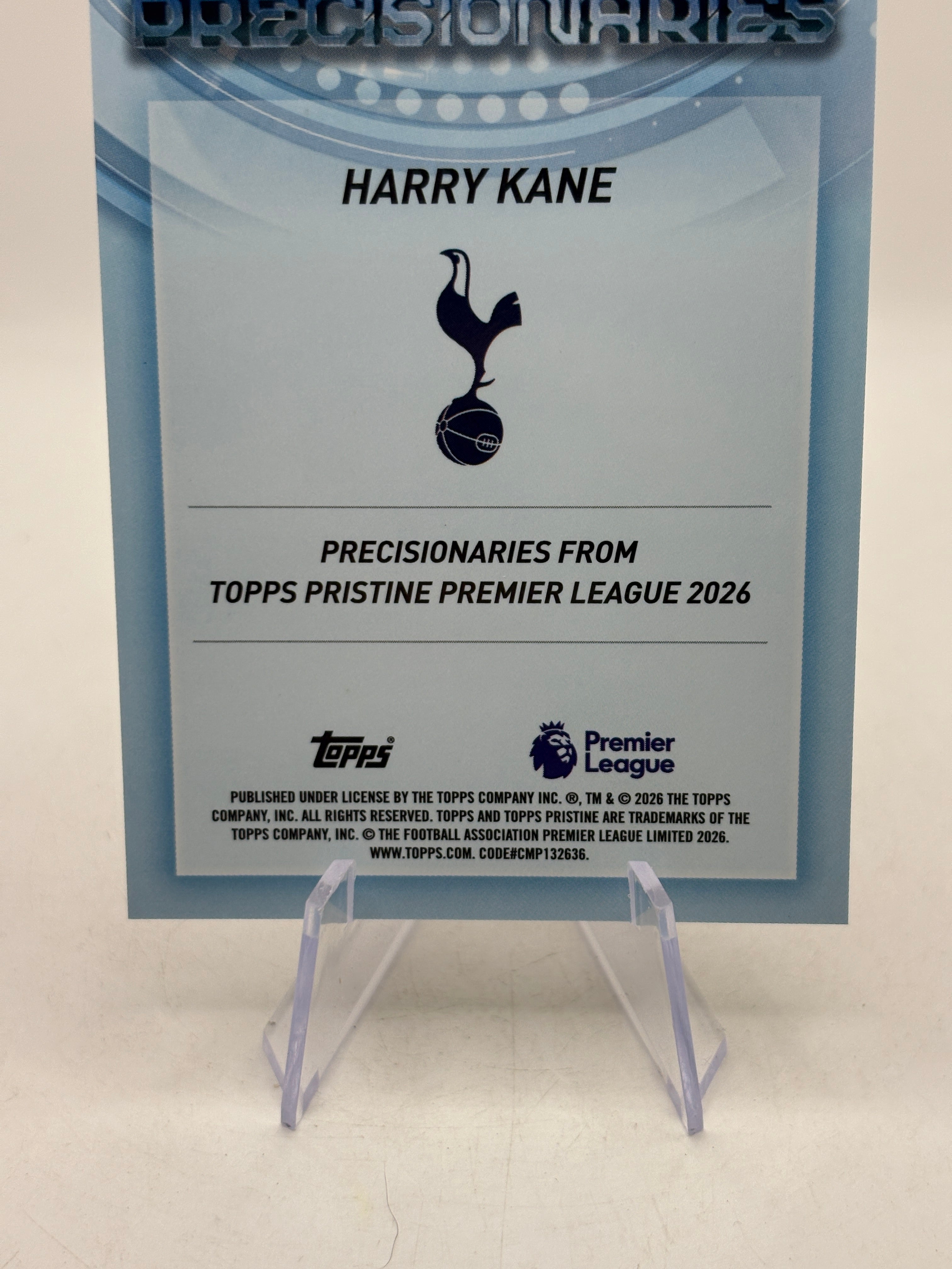 2026 Topps Pristine Premier League PC-46 Harry Kane Precisionaries, photo 4